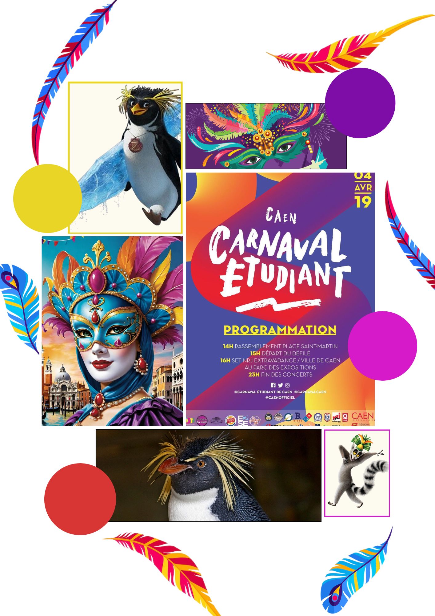 Affiche Carnaval de Caen